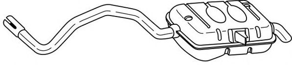 Глушитель выхлопных газов конечный SIGAM 49629