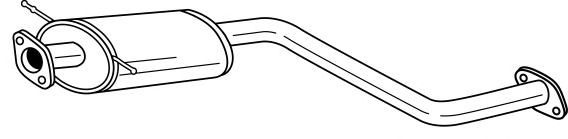 Предглушитель выхлопных газов WALKER 22830