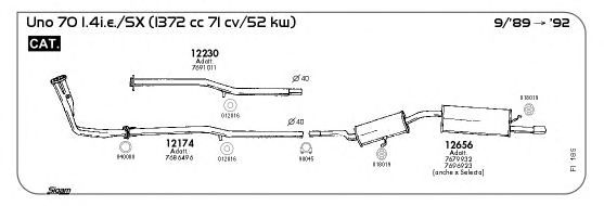 Система выпуска ОГ SIGAM FI189