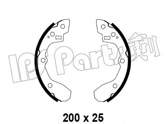 Тормозные колодки IPS Parts IBL-4305