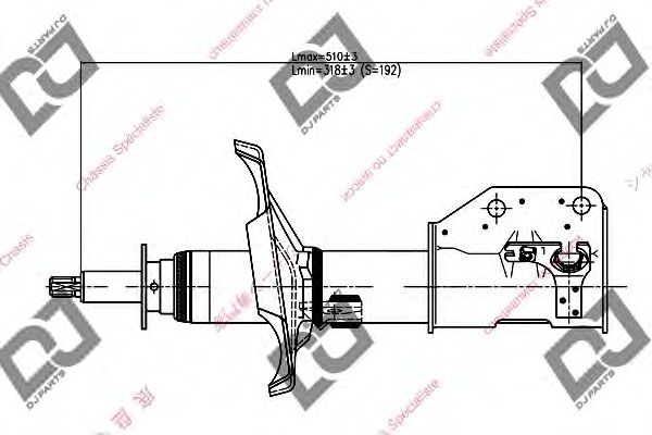 Амортизатор DJ PARTS DS1194GS