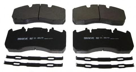 Комплект тормозных колодок, дисковый тормоз AIR FREN 29173