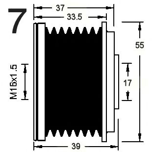 Механизм свободного хода генератора RPK 0381215