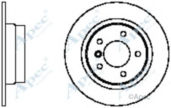 Тормозной диск APEC braking DSK2295