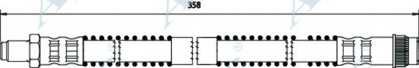 Тормозной шланг APEC braking HOS3003