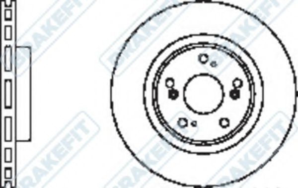 Тормозной диск APEC braking DK6281