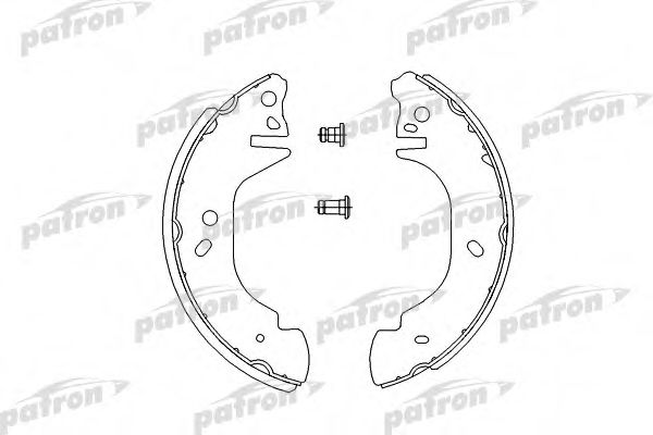 Комплект тормозных колодок PATRON PSP332