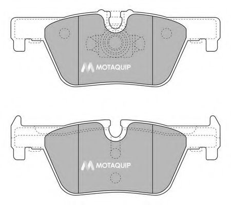Комплект тормозных колодок, дисковый тормоз MOTAQUIP LVXL1731