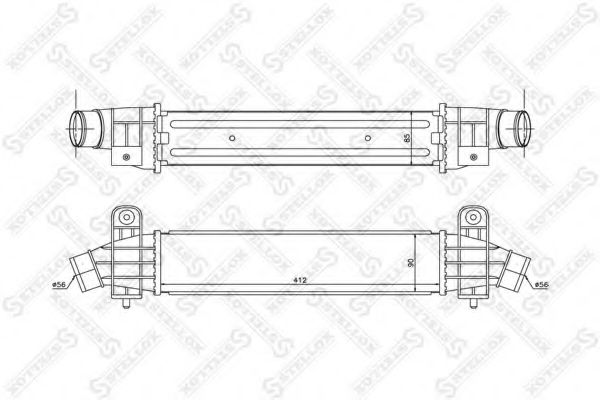 Интеркулер STELLOX 10-40132-SX