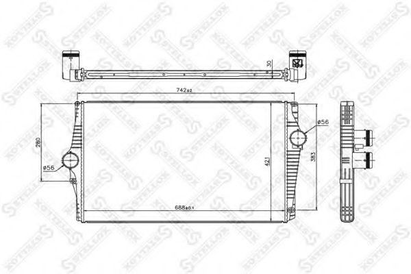 Интеркулер STELLOX 10-40179-SX