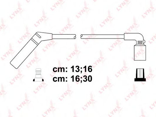 Комплект проводов зажигания LYNXauto SPE1812