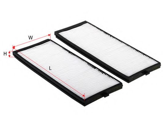 Фильтр, воздух во внутренном пространстве SAKURA  Automotive CA-2805