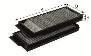 Фильтр, воздух во внутренном пространстве GOODWILL AG 342 2K CFC