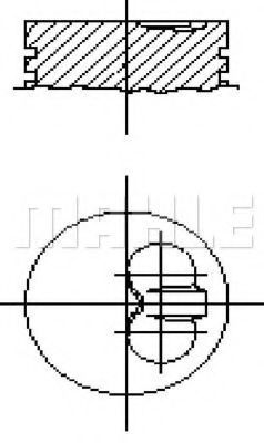 Поршень METAL LEVE P2445