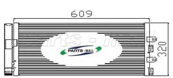 Конденсатор, кондиционер PARTS-MALL PXNCX-036G