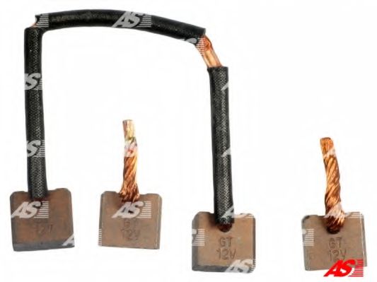 Угольная щетка, стартер AS-PL JSX53-54