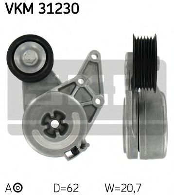 Натяжной ролик, поликлиновой  ремень SKF VKM 31230