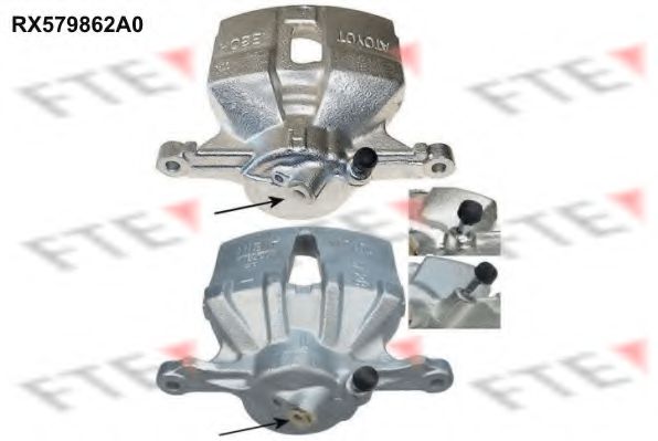 Тормозной суппорт FTE RX579862A0