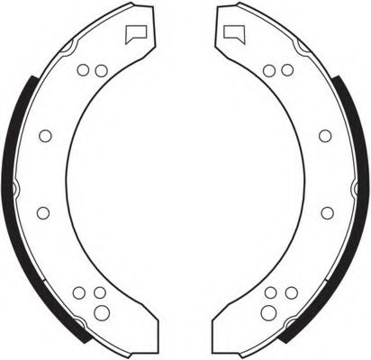 Комплект тормозных колодок FERODO FSB355