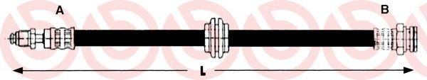 Тормозной шланг BREMBO T 71 007