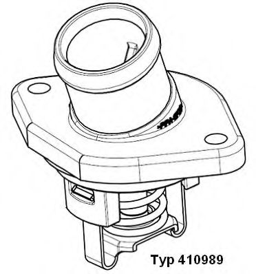 Термостат, охлаждающая жидкость WAHLER 410989.87D