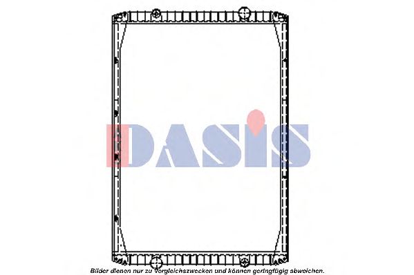 Радиатор, охлаждение двигателя AKS DASIS 390002N