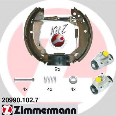 Комплект тормозных колодок ZIMMERMANN 20990.102.7