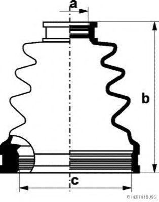 Комплект пылника, приводной вал MAGNETI MARELLI 600000065340