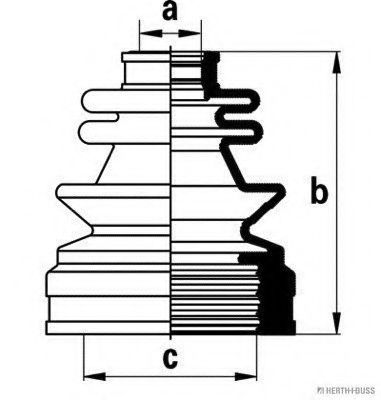 Комплект пылника, приводной вал MAGNETI MARELLI 600000065410