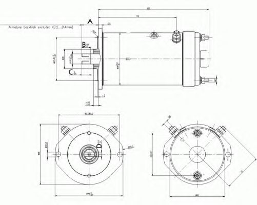 Электродвигатель DELCO REMY 19024717