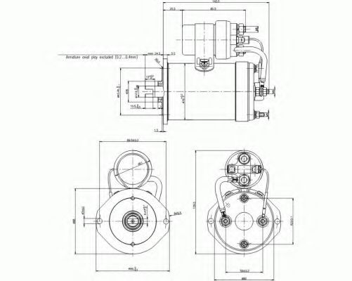 Электродвигатель DELCO REMY 19024719
