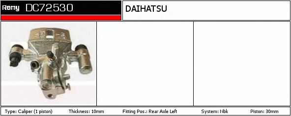 Тормозной суппорт DELCO REMY DC72530