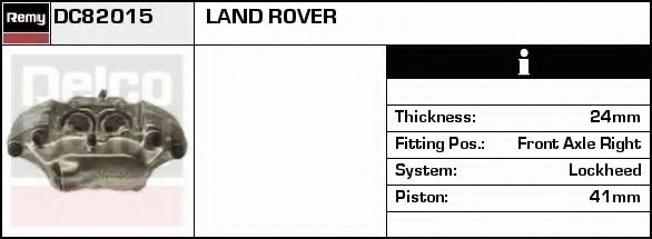 Тормозной суппорт DELCO REMY DC82015