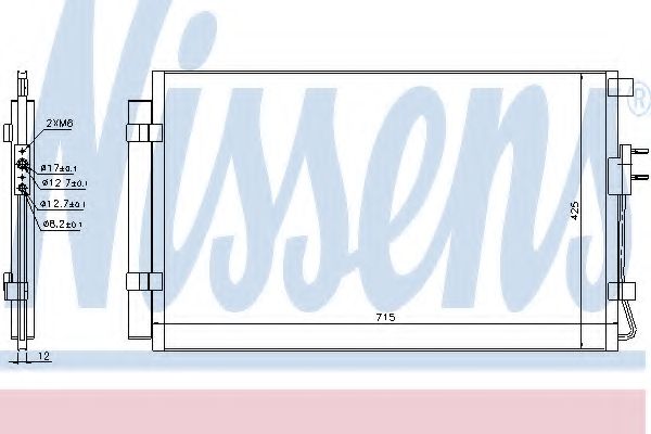Конденсатор, кондиционер NISSENS 940392