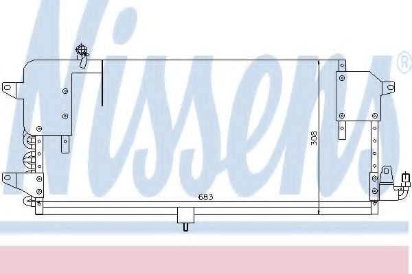 Конденсатор, кондиционер NISSENS 94174