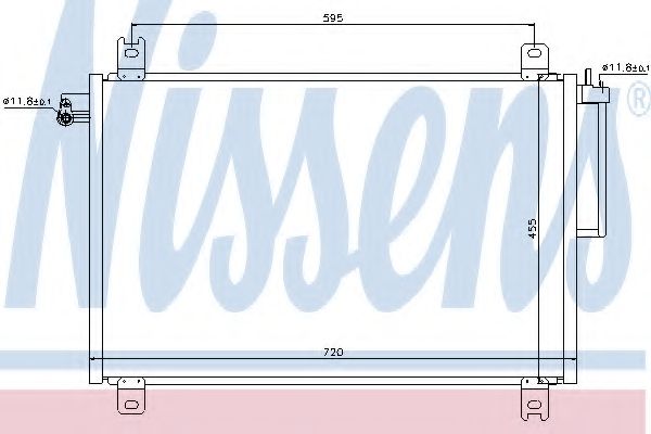 Конденсатор, кондиционер NISSENS 94913