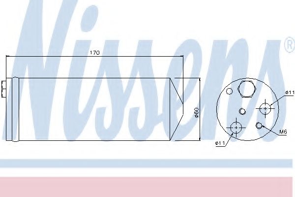 Осушитель, кондиционер NISSENS 95239