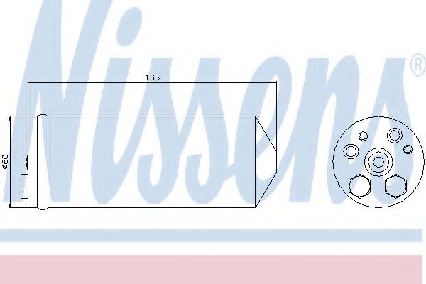 Осушитель, кондиционер NISSENS 95430