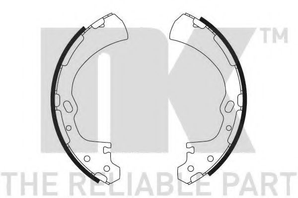 Комплект тормозных колодок NK 2722510