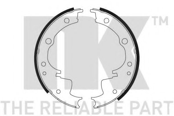 Комплект тормозных колодок NK 2723436