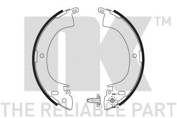 Комплект тормозных колодок NK 2730420