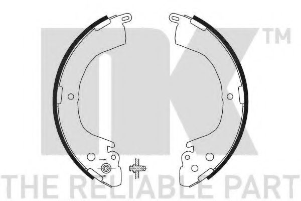 Комплект тормозных колодок NK 2730605