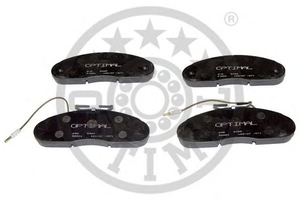 Комплект тормозных колодок, дисковый тормоз OPTIMAL 9465