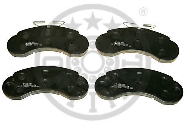 Комплект тормозных колодок, дисковый тормоз OPTIMAL 9797