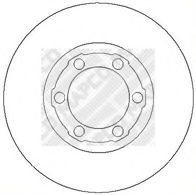 Тормозной диск MAPCO 15250