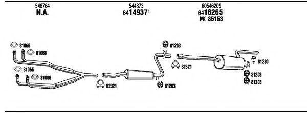 Система выпуска ОГ FONOS AR30020