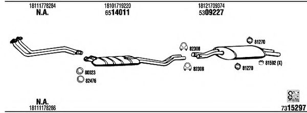 Система выпуска ОГ FONOS BW32520