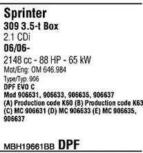 Система выпуска ОГ FONOS MBH19661BB