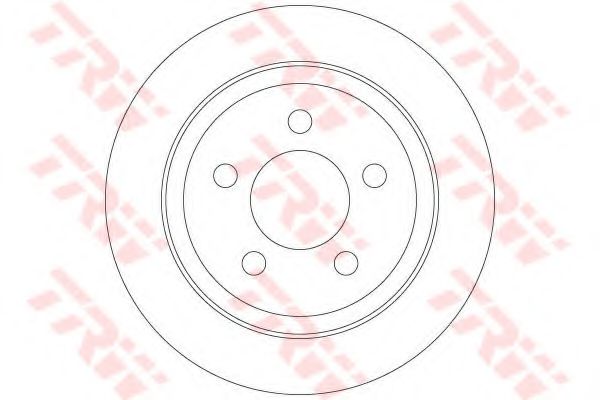 Тормозной диск TRW DF6386