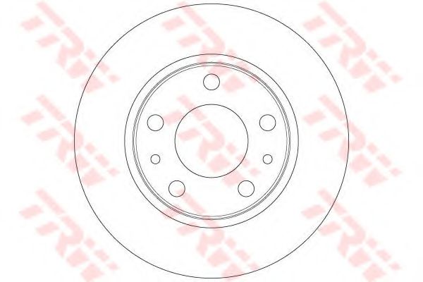Тормозной диск TRW DF6412